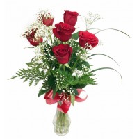 Simply Red Rose Bouquet