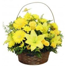 Sunshine Yellow Basket